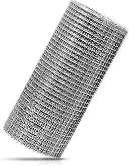 Rodent Proofing Galvanized Wire Metal Mesh - 6m x 200mm Blocks Rats, Mice, Mouse, Squirrel & Bird Access Internal & External Pest Prevention for Filling In Gaps Around The Home & Garden