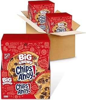 Big Chewy Chocolate Chip Cookies, 14 Snack Packs (1 Cookie Per Pack)