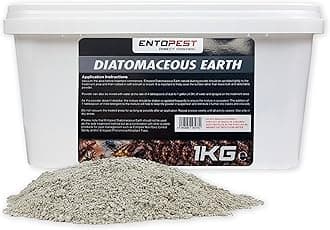 1Kg Diatomaceous Earth Powder - Ant killer, flea killer, insect killer, bed bug killer, silverfish killer, Pests Control for Crawling Insects, Pest Organic Non-Toxic