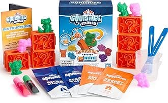 Squishies Kids’ DIY Activity Kit, Create 4 Mystery Characters, 24 Piece Kit for Ages 6 and Up, Perfect for Stress Relief and Sensory Play