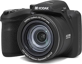 KODAK PIXPRO Astro Zoom AZ405-BK 20MP Digital Camera with 40X Optical Zoom 24mm Wide Angle 1080P Full HD Video and 3" LCD (Black)