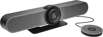 Logitech MeetUp and Expansion Mic HD Video and Audio Conferencing System for Small Meeting Rooms (Renewed)