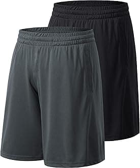 Profectors Men's Athletic Shorts with Pockets and Elastic Waistband Quick Dry Activewear Workout Shorts for Men