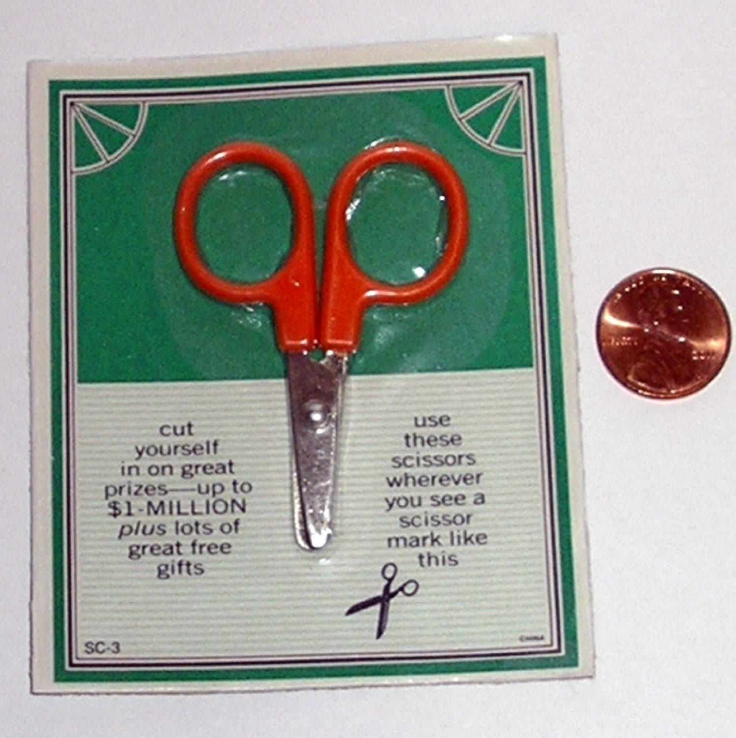 50-PACK ~ Mini Scissors, 2.25 inch, Keychain Size, Cuts Paper or Fabric