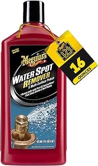 Meguiar's Water Spot Remover - Water Stain Remover and Polish for All Hard Surfaces - A3714 16 oz