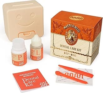 mastermedi Zinc Oxide Eugenol Cement Dental Care Kit Glue For Crowns & Bridges Filling