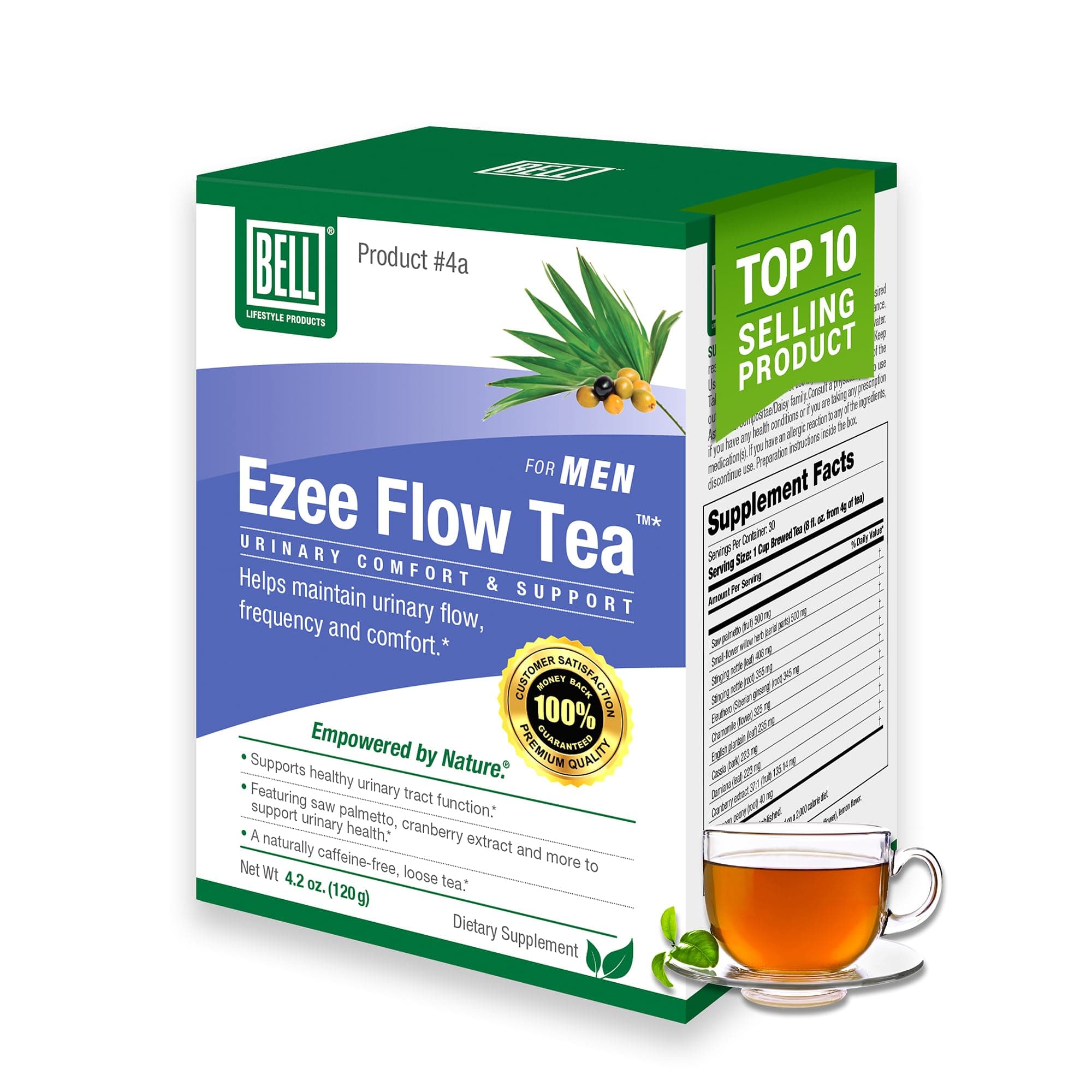 - Ezee Flow Urinary Support Tea for Men -A Natural Solution - Helps Ease The Flow and Normalize Urinary Frequency Without The Burning and Dribbling