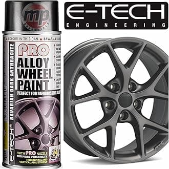 PRO 400ml Aerosol Spray Alloy Wheel Refurbish, Refresh & Customise Paint (Bavarian Dark Anthracite)