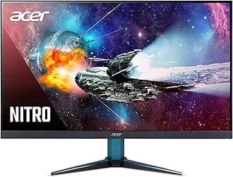 Nitro VG271U Pbmiipx 27" WQHD (2560 x 1440) IPS AMD Radeon FREESYNC Gaming Monitor, 144Hz, VESA Certified Display HDR400, DCI-P3, (2 x HDMI 2.0 Ports & 1 x Display Port), Black