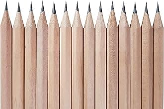 Trade inter Thailand Pre-sharpened Raw Natural Wood Pencils 72 PCs in Box : TiT, School Supplies