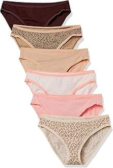 Women's Cotton Bikini Brief Underwear (Available in Plus Size), Pack of