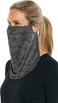 Coolibar UPF 50+ Men's Women's Crestone UV Face Mask - Sun Protective