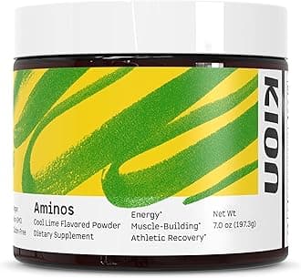 Aminos Essential Amino Acids Supplement - Amino Acid Powder, Amino Energy Powder, Essential Energy Without Caffeine, Essential Amino Acids, BCAA EAA - 30 Servings, Cool Lime
