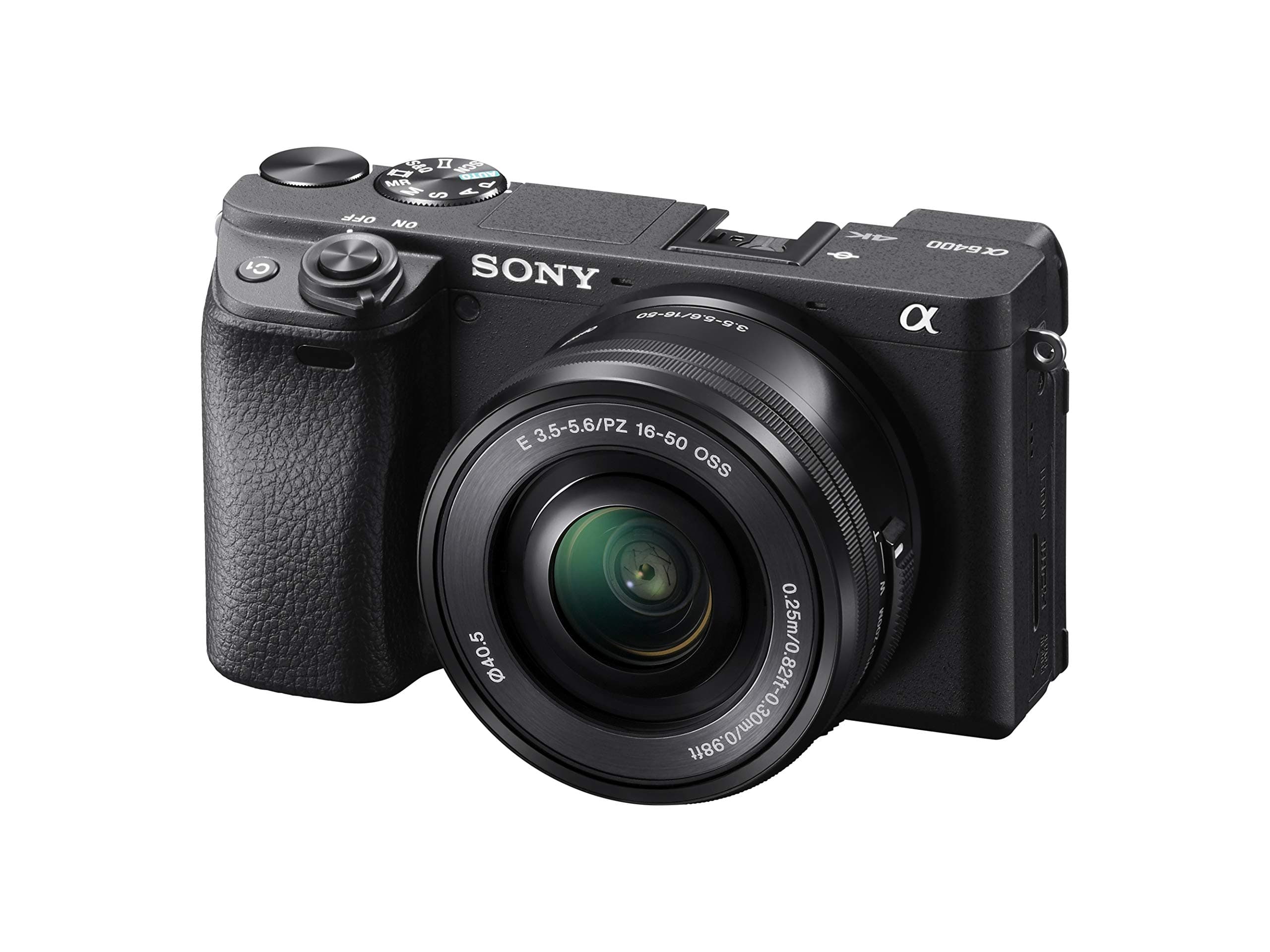 Sony Alpha a6400 Mirrorless Camera: Compact APS-C Interchangeable Lens Digital Camera - E Mount Compatible Cameras - ILCE-6400L/B (Renewed)