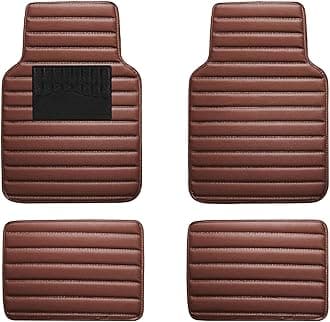 4pcs Custom Leather Car Floor Mats for Jaguar XE 2014-2019, All Weather Waterproof Non-Slip Carpets Liners, Front Rear Row Foot Pads Protection Accessories,C