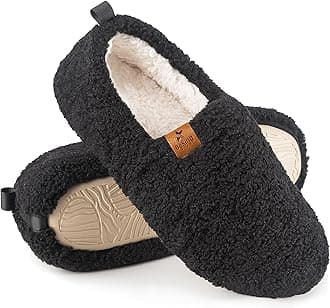 Women Cozy Faux Curly Fur House Memory foam Slippers Ladies Fuzzy Closed Back Indoor Bedroom Shoes