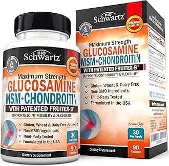 BioSchwartz Glucosamine MSM, Chondroitin Anti Inflammatory Gluten-free Supplement