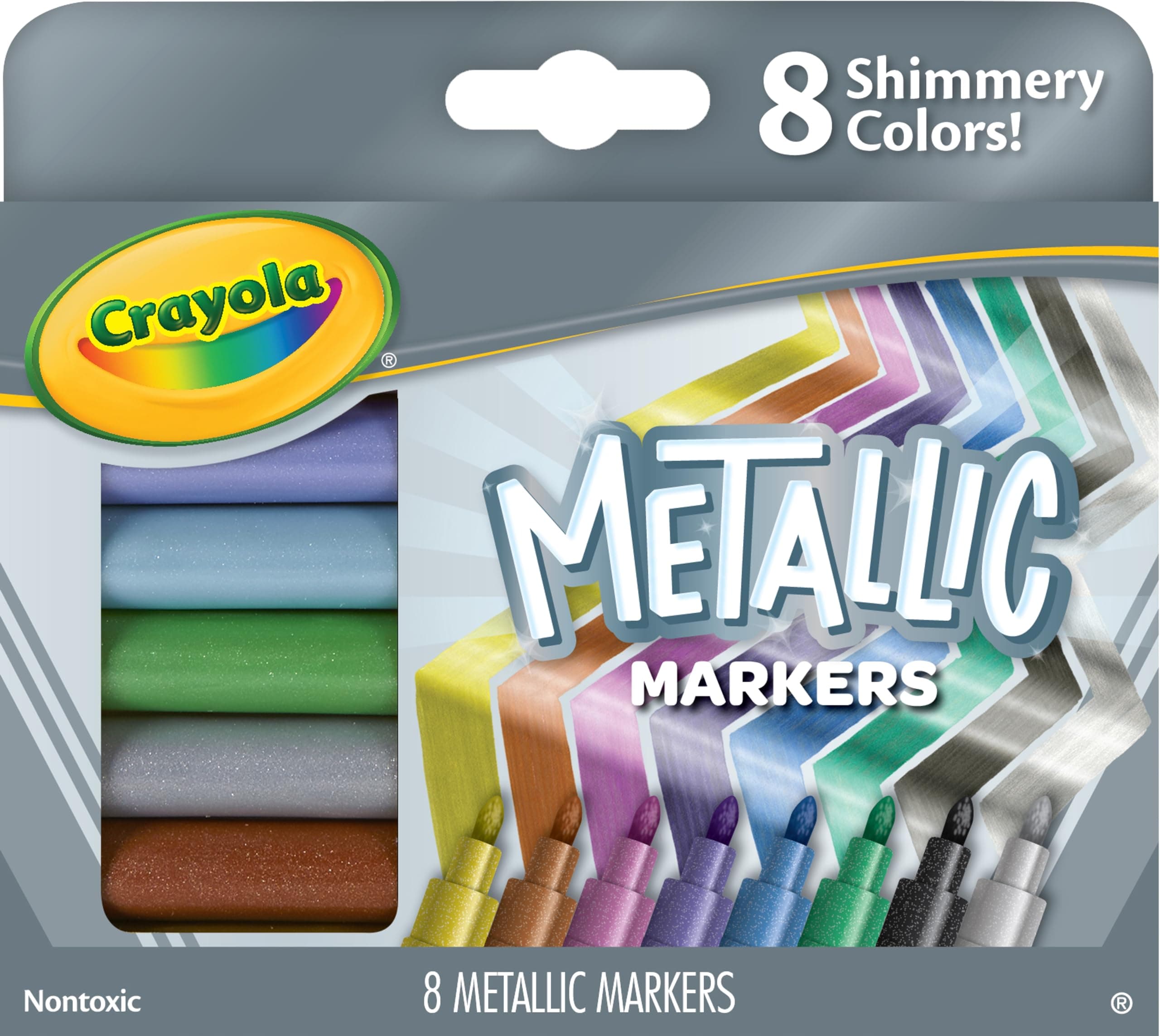 Metallic Markers, 8 Count