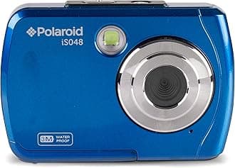 IS048-BLU-INT Waterproof Digital Camera 16 Megapixels Blue/Black