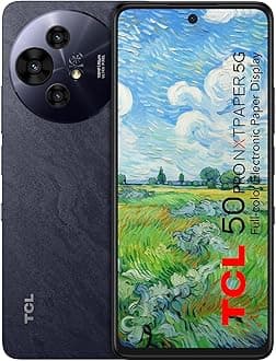 TCL 50 Pro NXTPAPER 5G Unlocked Android Smartphone, 6.8" Full HD+ 120Hz NXTPAPER Display, 512GB Storage, 8GB RAM, 108MP Triple Camera, 5010mAh Battery,Moon gray, with Acc Pack