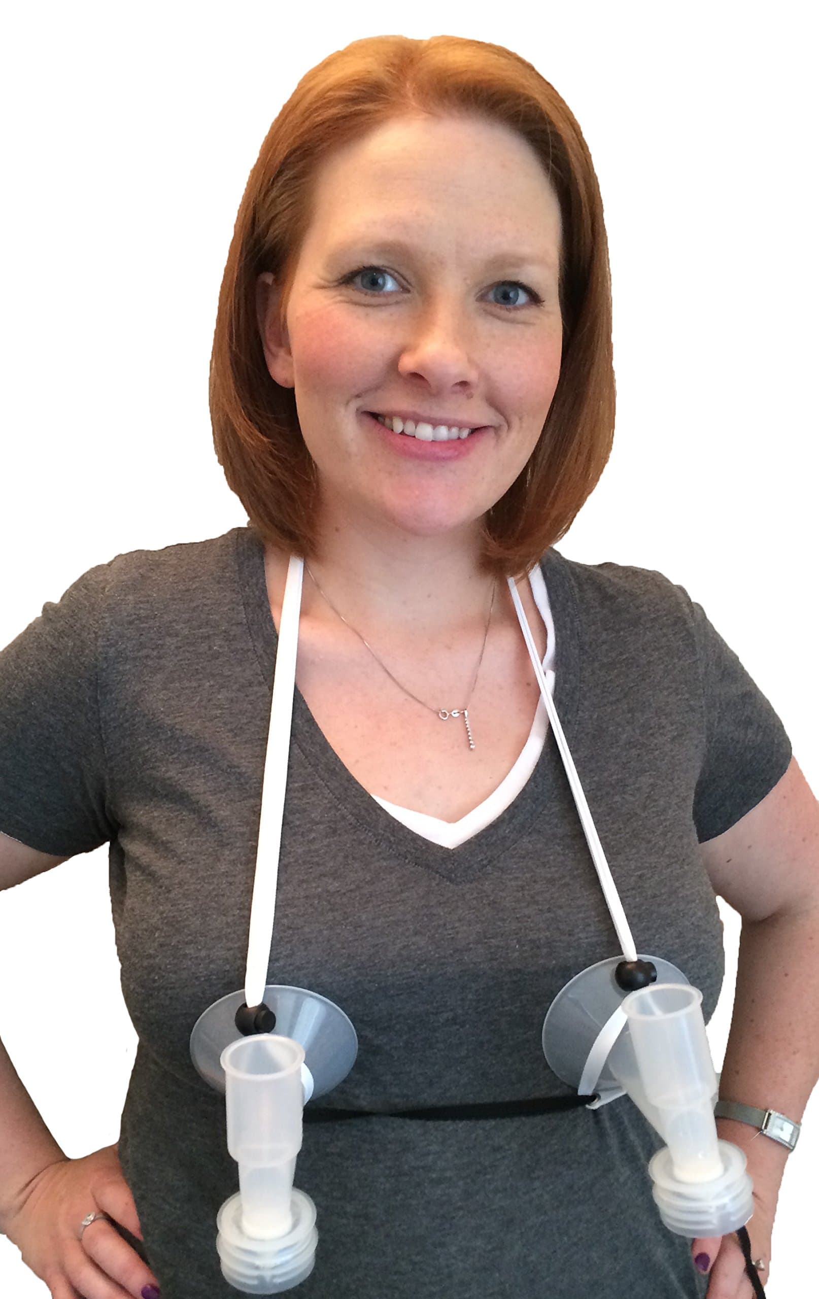 Simplicity Hands Free Pumping Bra Kit - White