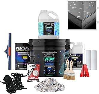 Epoxy Floor Kit for Concrete - USA Made - 2X Thicker, Industrial Grade, Residential & Commercial. 300-400 sq ft or 600 sq ft Kits. Many Styles (Medium Gray with Sea Mist, 300-400 ft²)