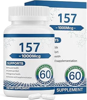 Collagen Peptide Capsules 157 - Amino Acids Supplement - Supports Healthy Muscles & Gut, 1000mgc 1 PC A