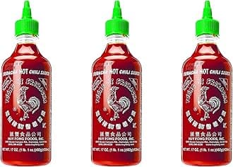 Huy Fong Foods Sriracha Chili Sauce, 17 oz (3 Pack)