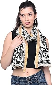 KE KANHA EXPORTS scarf for women stylish | Scarf For Women | face mask | Printed Fancy Tassle Full Face Cover | Head | Hair Face Protection | Sun Protection in summer & Winter | Lightweight