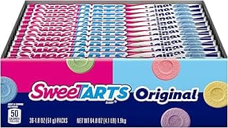 SweeTARTS Original Sweets, 1.8 Ounce Rolls (Pack of 36)