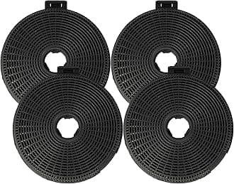 vhbw 4x Activated Carbon Filter compatible with Teka DB 1 90, DB 1 70, DB 90, DB 60, DBB 60 SS, DB1-60 VR01, DBB70 SS Extractor Hood - 20 cm