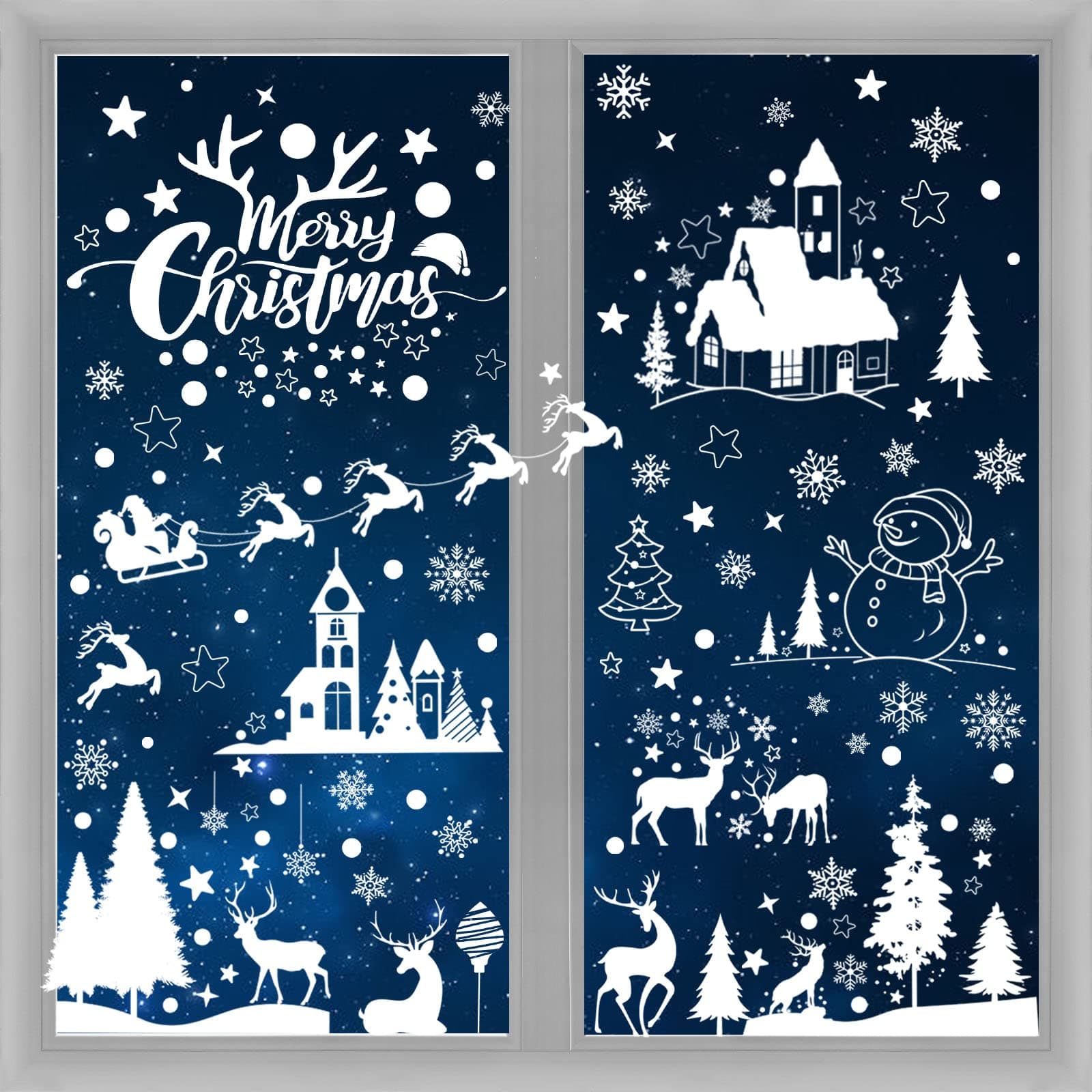 Christmas Window Stickers