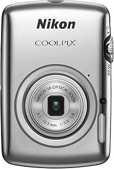 Nikon COOLPIX S01 10.1 MP Digital Camera with 3x Zoom NIKKOR Glass Lens (Silver)
