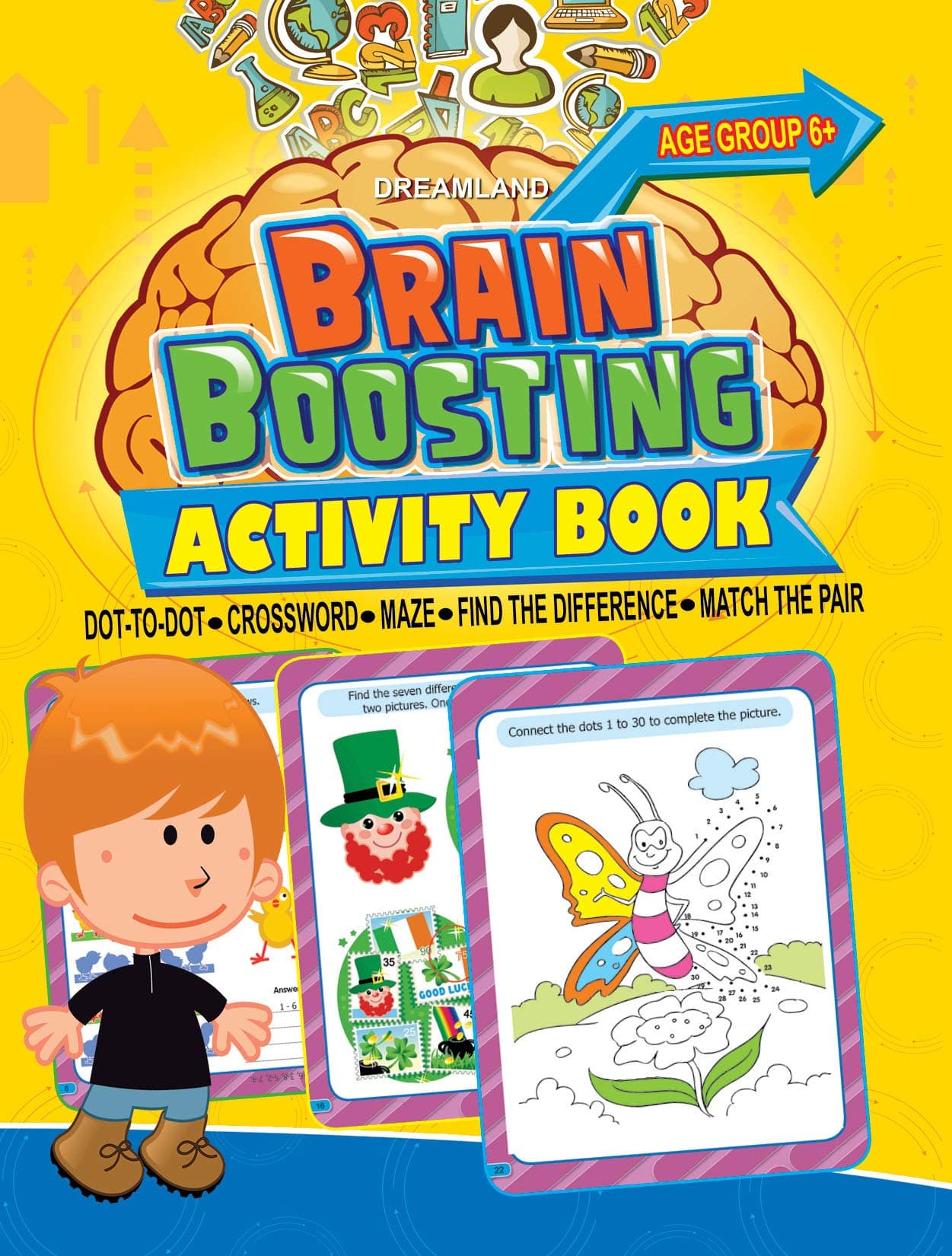 Brain Boosting Activity Book for Age 6+