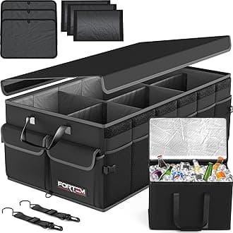 FORTEM Trunk Organizer XL with Cooler Black