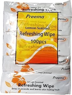 Preema Refreshing Wipe Lemon Scented 100