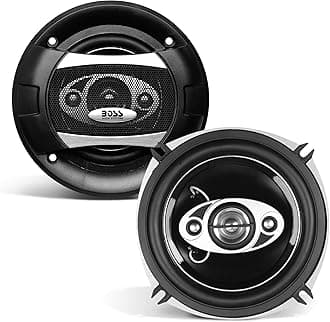 P55.4C Phantom Series 5.25 Inch Car Stereo Door Speakers - 300 Watts Max, 4 Way, Full Range Audio, Tweeters, Coaxial, Sold in Pairs