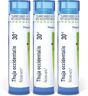 Boiron Thuja Occidentalis 30c Homeopathic Medicine for Warts - Pack of 3 (240 Pellets)