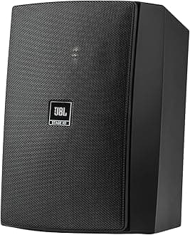 Stage XD-6, Two-Way 6.25" Indoor/Outdoor All-Weather Loudspeaker, Black (Pair)