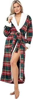 Sherpa Robes for Women Long, Womens Robes Long Hooded Bathrobes for Women, Plus Size Robe