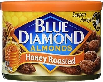 Blue Diamond Almonds, Honey Roasted, 6 Ounce (Pack of 6)