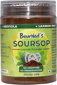 Soursop Leaves Powder 100gm | No Preservatives | Graviola Laxman Phal Leaves Powder |Soursop Kadha Tea |