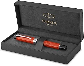 Parker Parker Duofold Classic Big Red CT Fine Nib 18K Gold Tip Gift Box Regular Imported 1931375