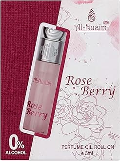 Attar Roll On for Men & Women - 6ml (Pack of 1-6ml, Rose Berry)