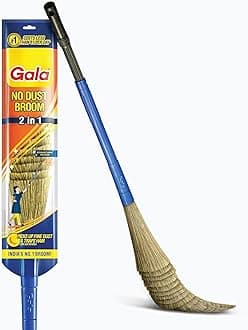 Gala No Dust Broom 2 in 1 with Extendable Handle for Ceiling and Floor Cleaning, Long Handle Jhadu