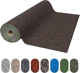 Wonder Colour Garden Matting, Lawn Carpet Balcony Rug, Durable and Weather Resistant Outdoor Matting, Lawn Turf Carpet, Balony Patio Matting (Choco, 200 x 900 cm)