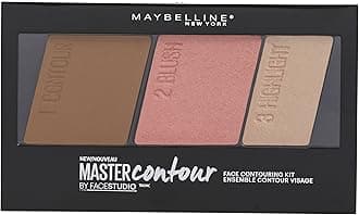 Maybelline New York Facestudio Master Contour Face Contouring Kit, Medium to Deep, 1 Count