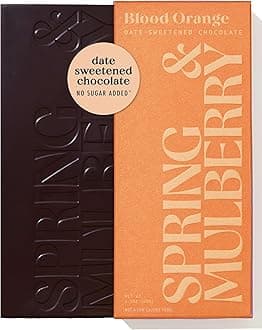 - Dark Chocolate Bars – Healthy Dark Chocolate, Date-Sweetened - Blood Orange 3 Pack