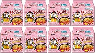 KF GOODIES Korean Ramen Variety Pack Gift Box (40 Count) – Spicy Buldak Noodle Assortment for Birthdays, College Care Packages, Office Snacks, and Gift Baskets