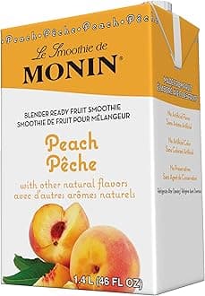 Monin Peach Smoothie Mix 46 Fl Oz by Monin